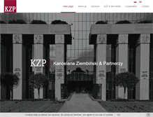 Tablet Screenshot of kzp.net.pl